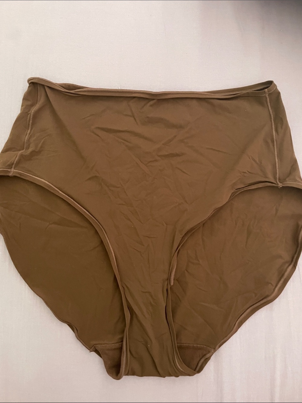 SKIMS High-Waist Seamless Briefs - Brown 2X